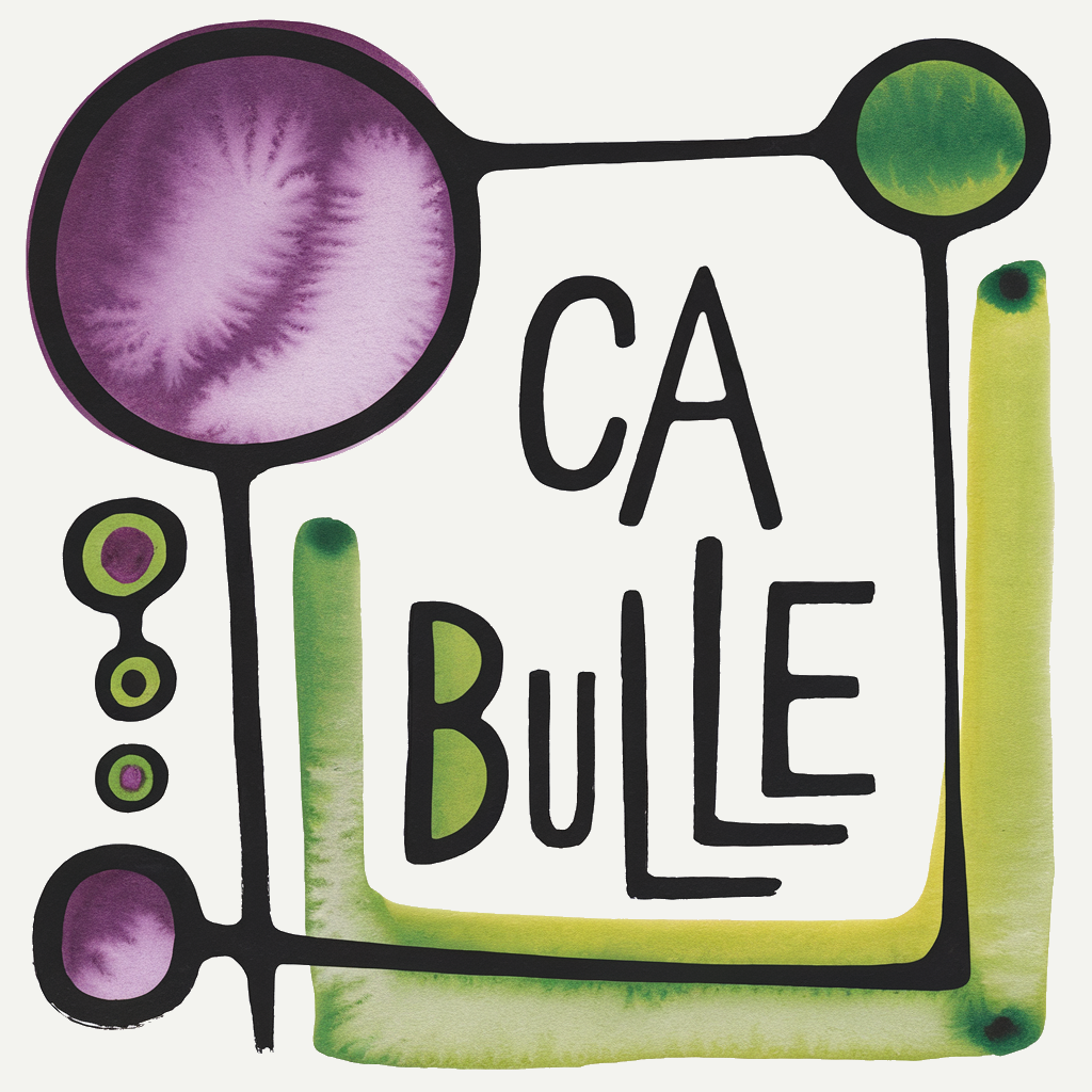 Étiquette du vin ca bulle